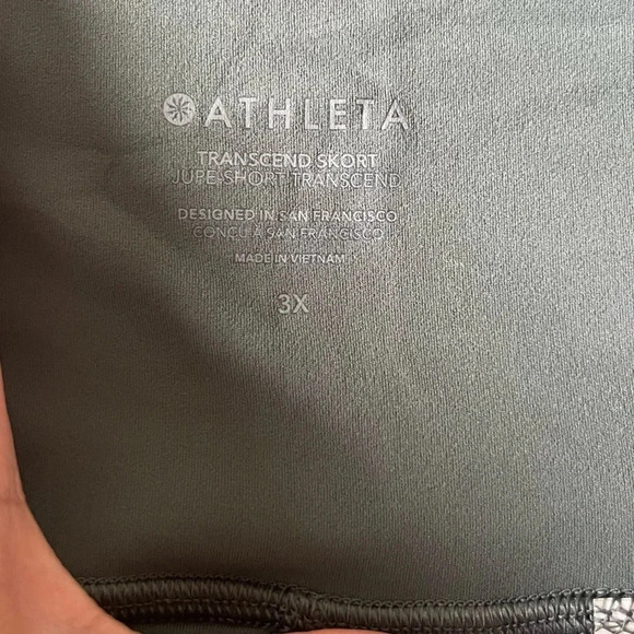 Athleta transcend skort Bali green size 3XL - Picture 3 of 8